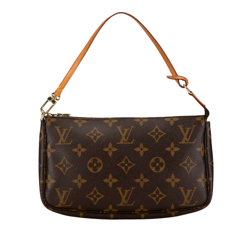 Louis Vuitton Pochette Accessoires  Canvas Clutch Bag