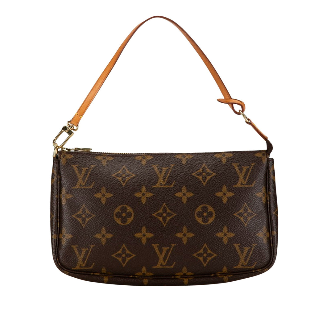 Louis Vuitton Pochette Accessoires  Canvas Clutch Bag