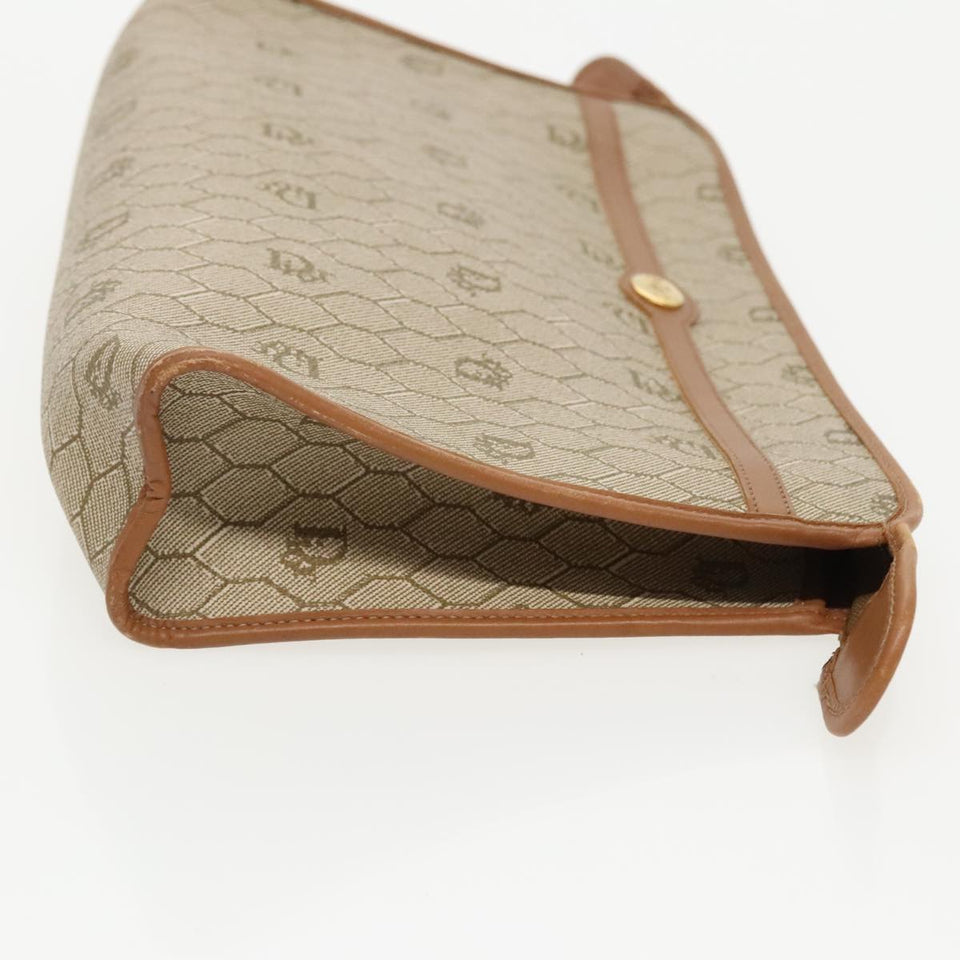 Dior Honeycomb  Canvas Clutch Bag
