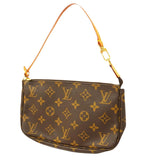 Louis Vuitton Pochette Accessoire  Canvas Clutch Bag