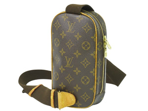 Louis Vuitton Pochette Gange  Canvas Clutch Bag