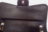 Chanel Black Caviar Classic Jumbo  Double Flap GHW Handbag