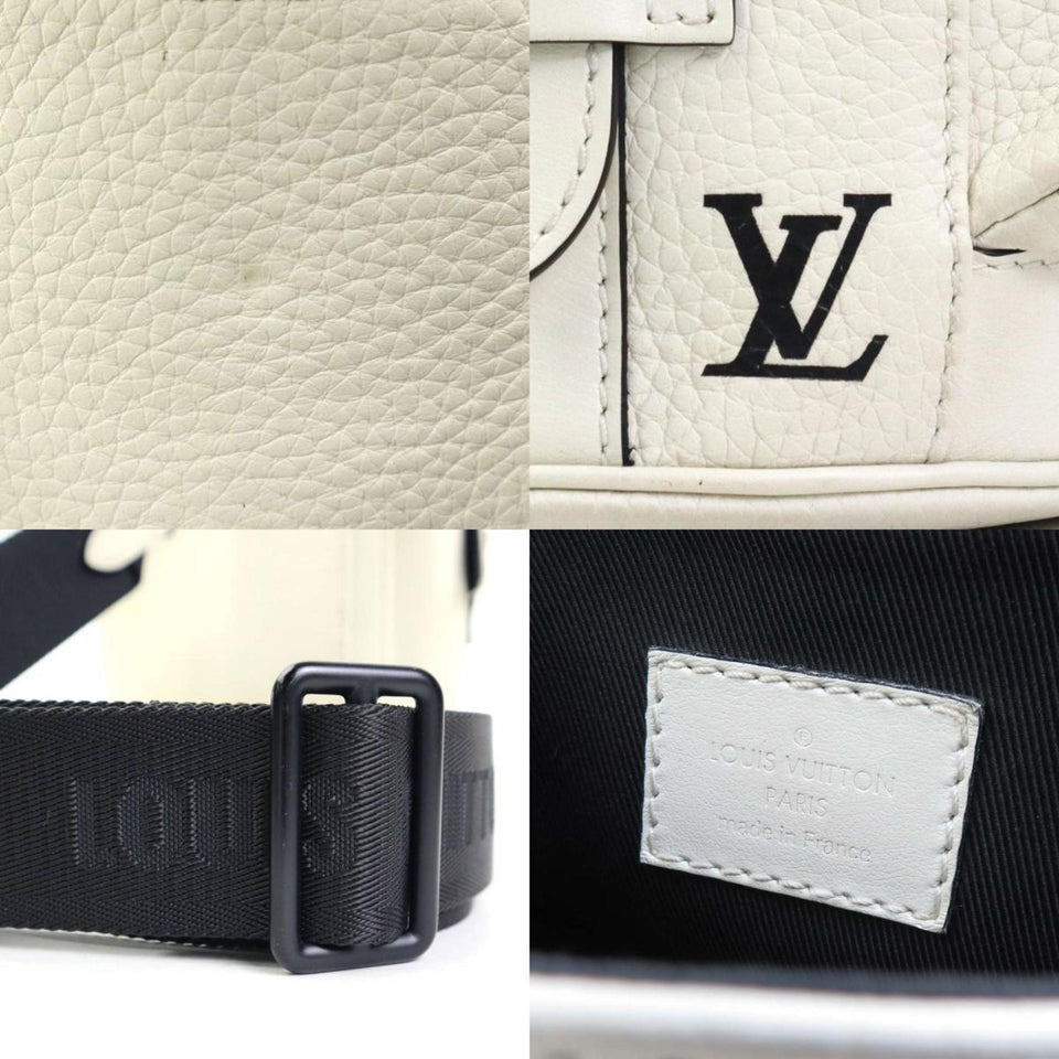 Louis Vuitton Christopher  Leather Clutch Bag