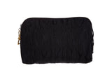 Christian Dior Vintage Black Satin Pouch