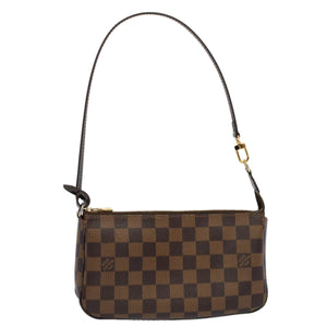 Louis Vuitton Pochette Accessoire  Canvas Clutch Bag