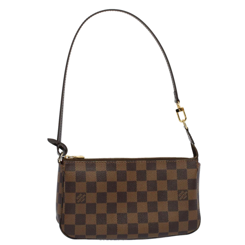 Louis Vuitton Pochette Accessoire  Canvas Clutch Bag