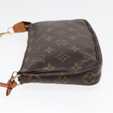 Louis Vuitton Pochette Accessoire  Canvas Clutch Bag