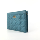 Dior Caro Zip Pouch With Chain