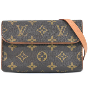 Louis Vuitton Pochette Florentine  Canvas Clutch Bag