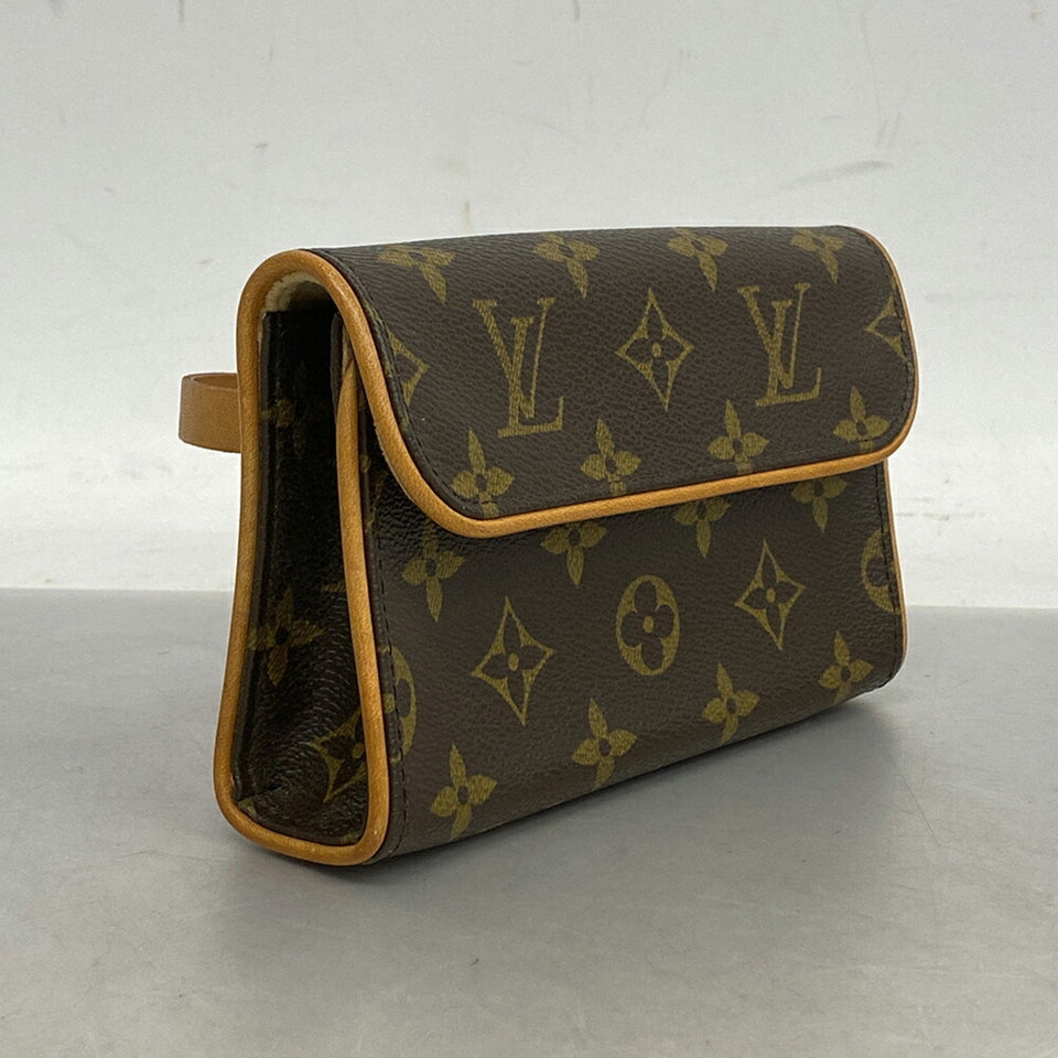 Louis Vuitton Pochette Florentine  Canvas Clutch Bag