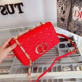 Christian Dior Caro Bag Red