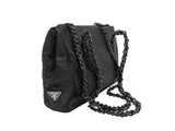 Vintage Black Prada 1990s Nylon Tote Bag