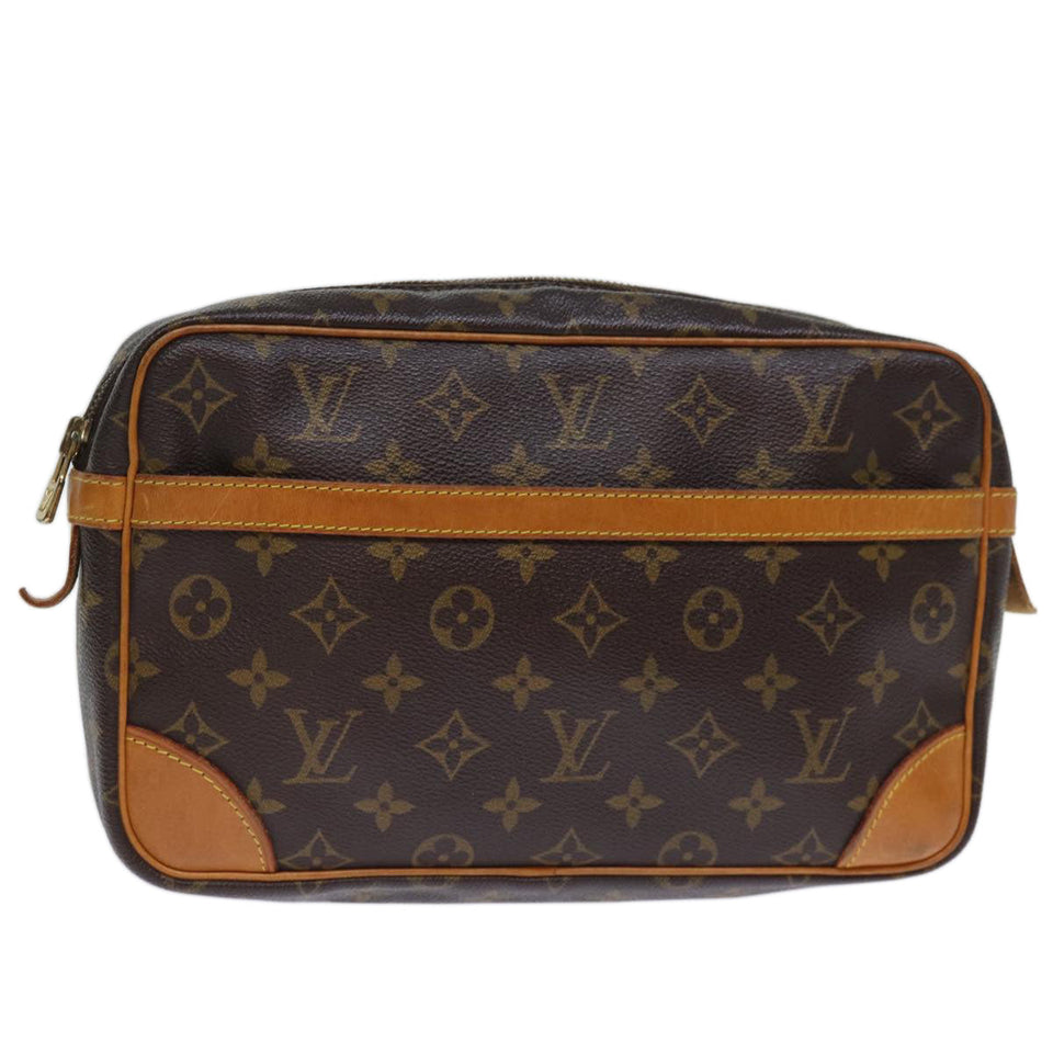 Louis Vuitton Compiegne 28  Canvas Clutch Bag