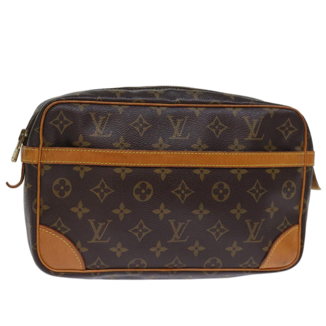 Louis Vuitton Compiegne 28  Canvas Clutch Bag