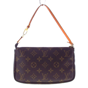 Louis Vuitton Pochette Accessoire  Canvas Clutch Bag