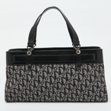 Dior Black Oblique Canvas And Leather Belt Jean Pocket Bag