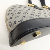 Louis Vuitton Monogram Mini Alma Long Hand Bag Blue M92205