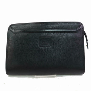 Burberry Clutch Black Leather (SHC1-15474)