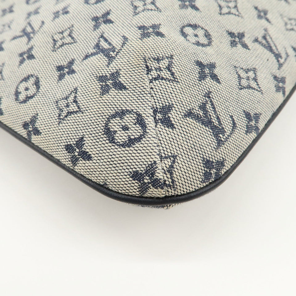 Louis Vuitton Monogram Mini Francoise Shoulder Bag Blue M92208
