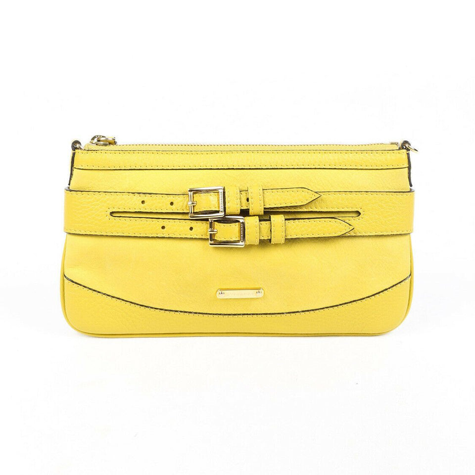 Burberry Bag Bridle Peyton Yellow Leather Crossbody