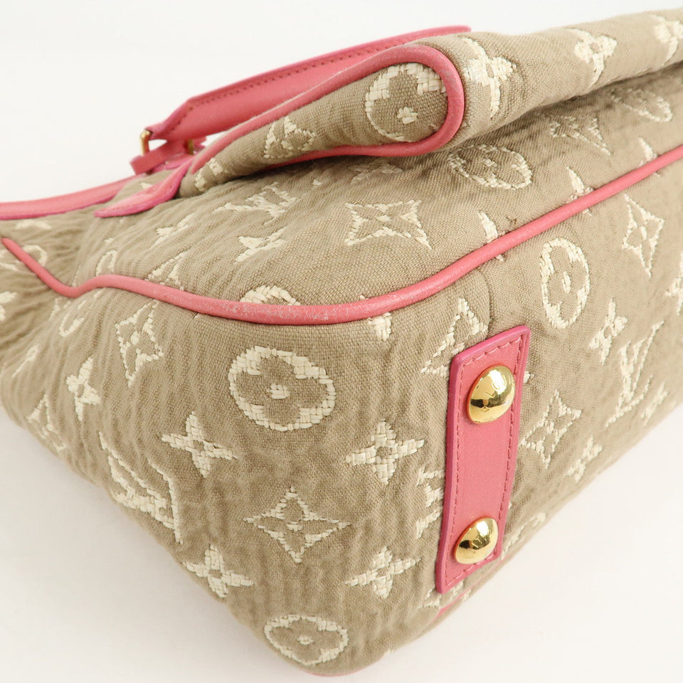 Louis Vuitton Monogram Sabia Cabas Hand Bag MM Rose M93496
