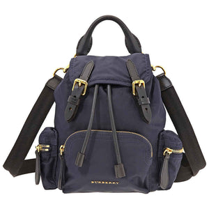 Burberry Small Crossbody Rucksack in Nylon- Ink Blue 4075973