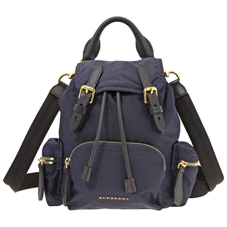 Burberry Small Crossbody Rucksack in Nylon- Ink Blue 4075973