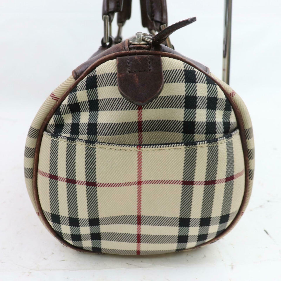 Burberry Hand Bag Beige Nylon (SHC1-15785)