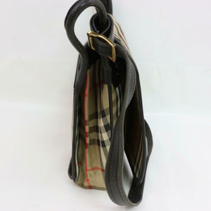 Brand Inspired Burberry Shoulder Bag Beige Canvas (SHC1-14341)