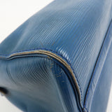 Louis Vuitton Epi Speedy 25 Hand Boston Bag Blue M43015