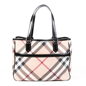 Burberry Bag Nova Check Coated Canvas Tote