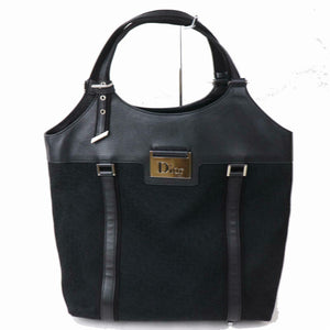 Brand Inspired Christian Dior Tote Bag Black Canvas (SHC1-15123)