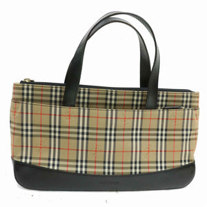 Brand Inspired Burberry Hand Bag Beige Canvas (SHC1-14700)