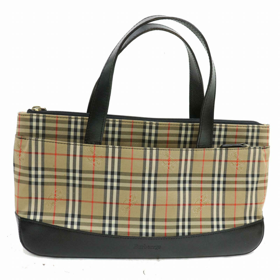 Brand Inspired Burberry Hand Bag Beige Canvas (SHC1-14700)