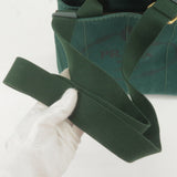 Prada Canapa Mini Canvas 2Way Bag Shoulder Bag Green B2439G