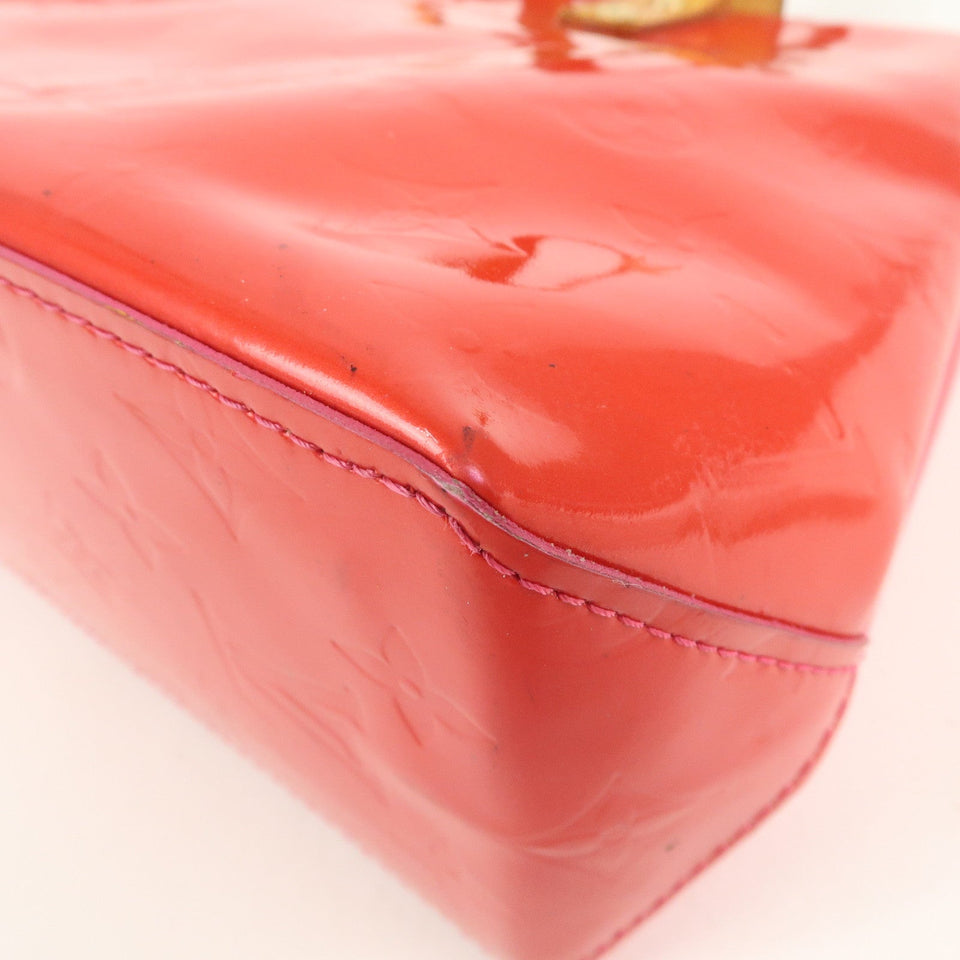 Louis Vuitton Monogram Vernis Lead PM Hand Bag Fuchsia Pink M91221