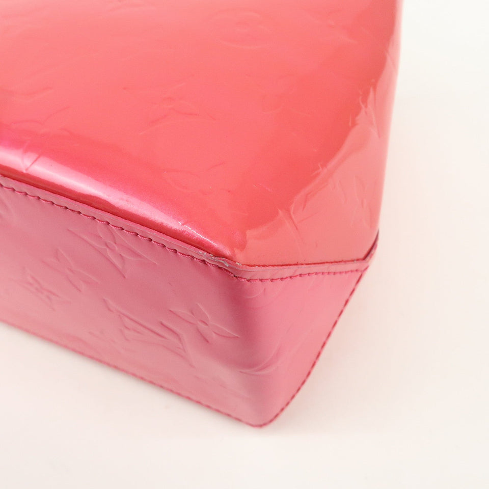 Louis Vuitton Monogram Vernis Lead PM Hand Bag Pink M991221