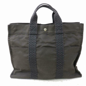 Brand Inspired Hermes Tote Bag Gray Nylon (SHC7-10032)