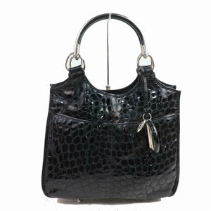 Brand Inspired Christian Dior Tote Bag Black Enamel (SHC1-14408)