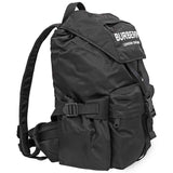 Burberry Logo Print Nylon Backpack- Black 8010608