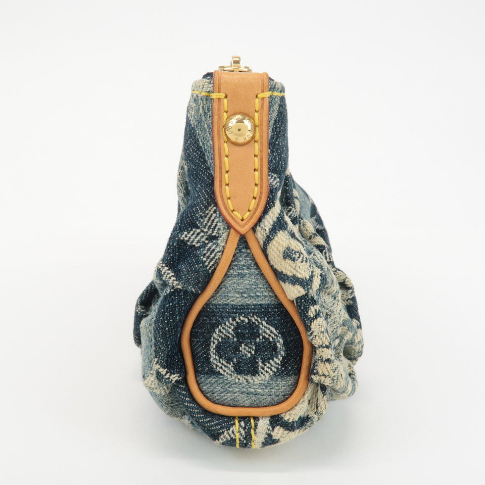 Louis Vuitton Monogram Denim Trousse Raye Pouch Blue M95335