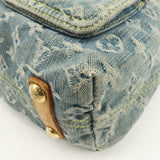 Louis Vuitton Monogram Denim Baggy GM Shoulder Bag M95048Used F/S