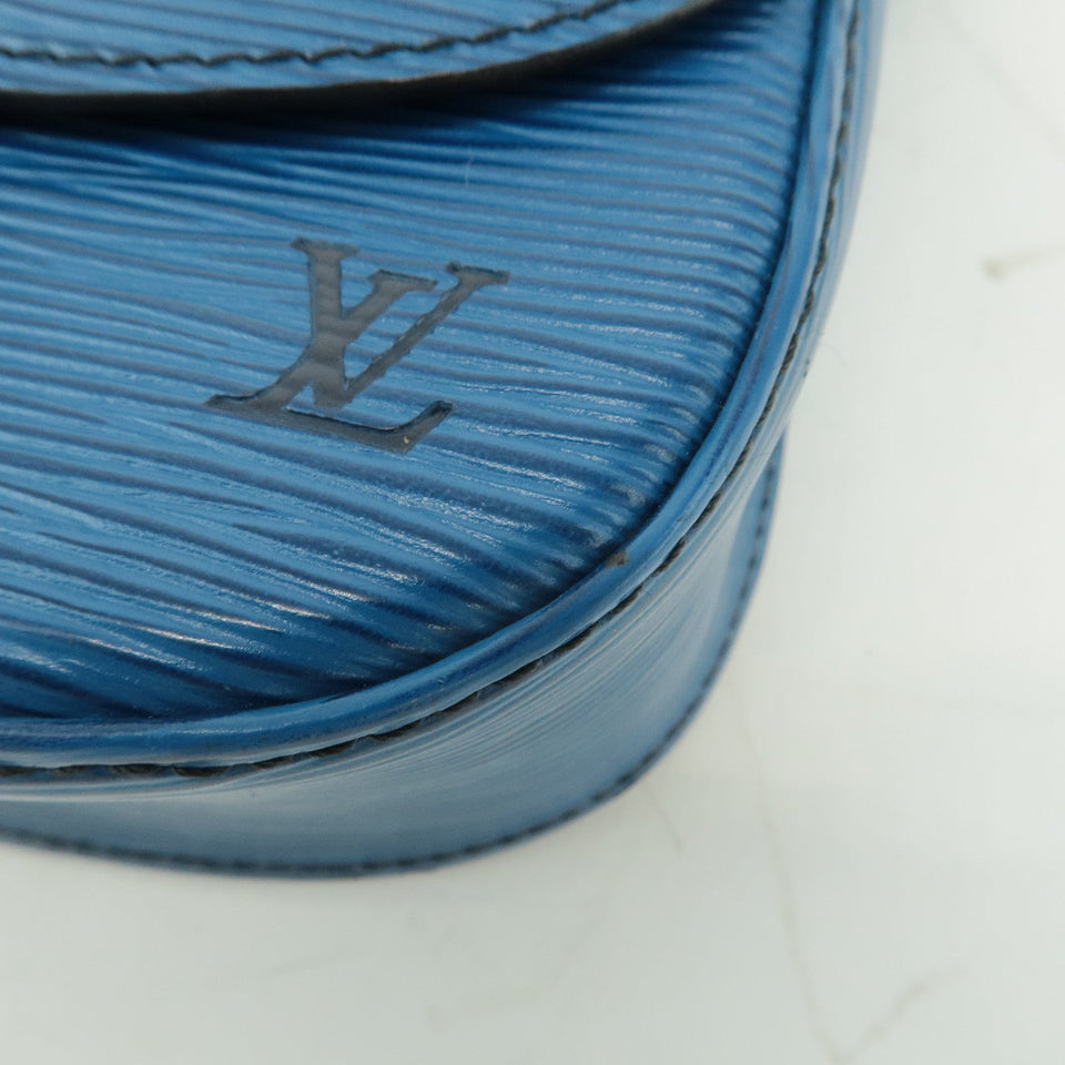 Louis Vuitton Epi Mini Saint Cloud Shoulder Bag Blue M52215