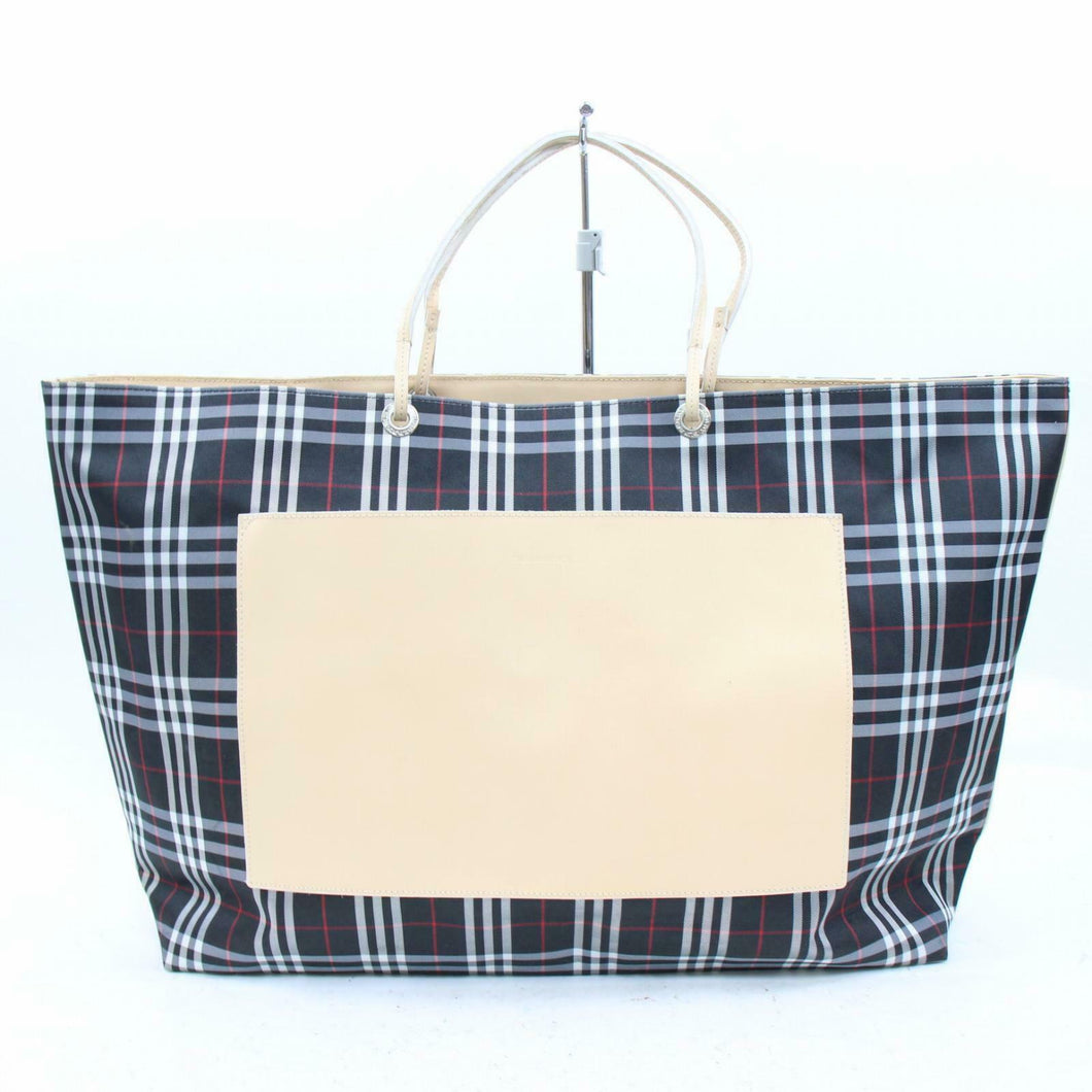 Brand Inspired Burberry London Tote Bag Black Nylon (SHC1-15315)