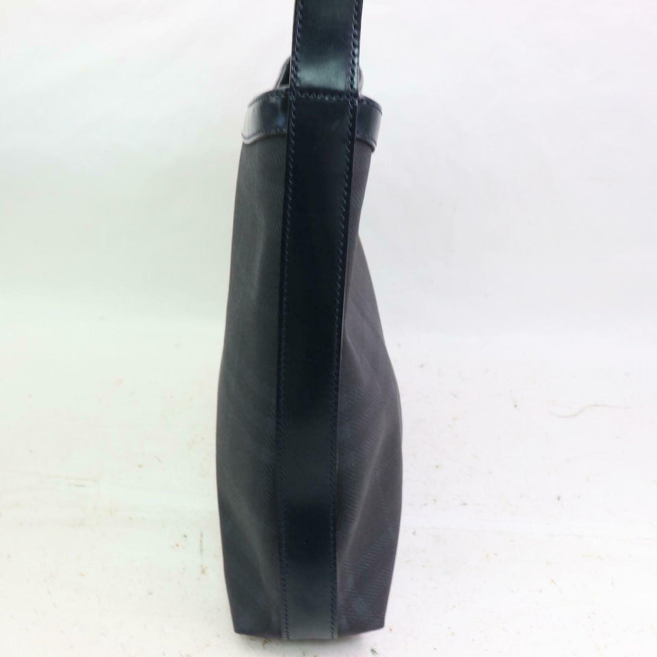 Brand Inspired Burberry London Shoulder Bag Dark Blue PVC (SHC1-15151)