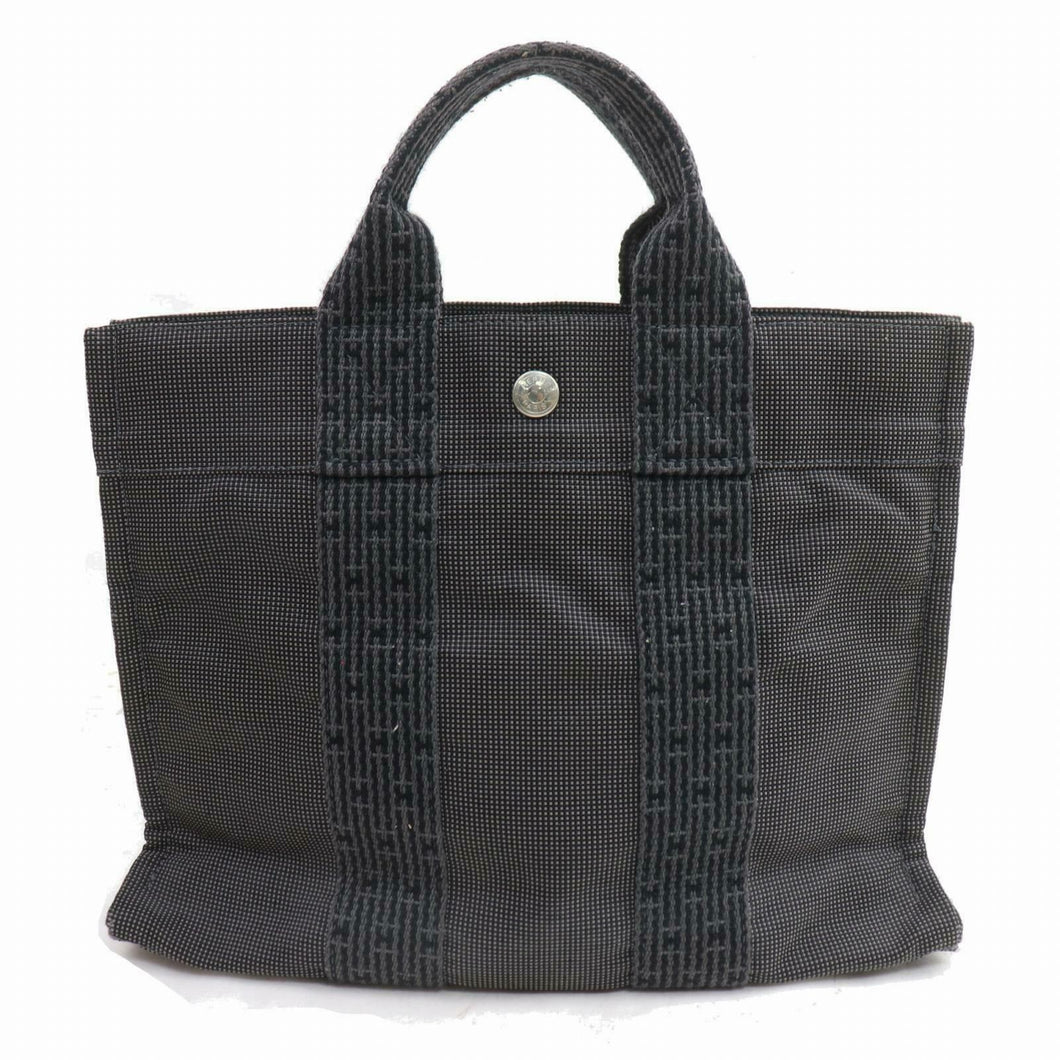 Hermes Tote Bag Gray Canvas (SHC1-15994)