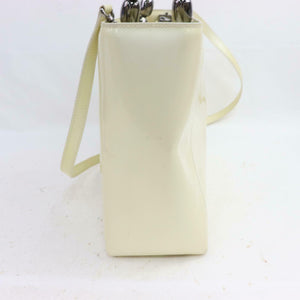 Brand Inspired Christian Dior Tote Bag Cream Enamel (SHC1-14294)