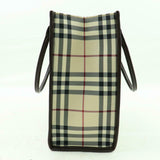 Burberry Hand Bag Beige Canvas (SHC1-16147)