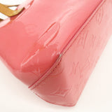 Louis Vuitton Monogram Vernis Lead PM Hand Bag Framboise M9132F