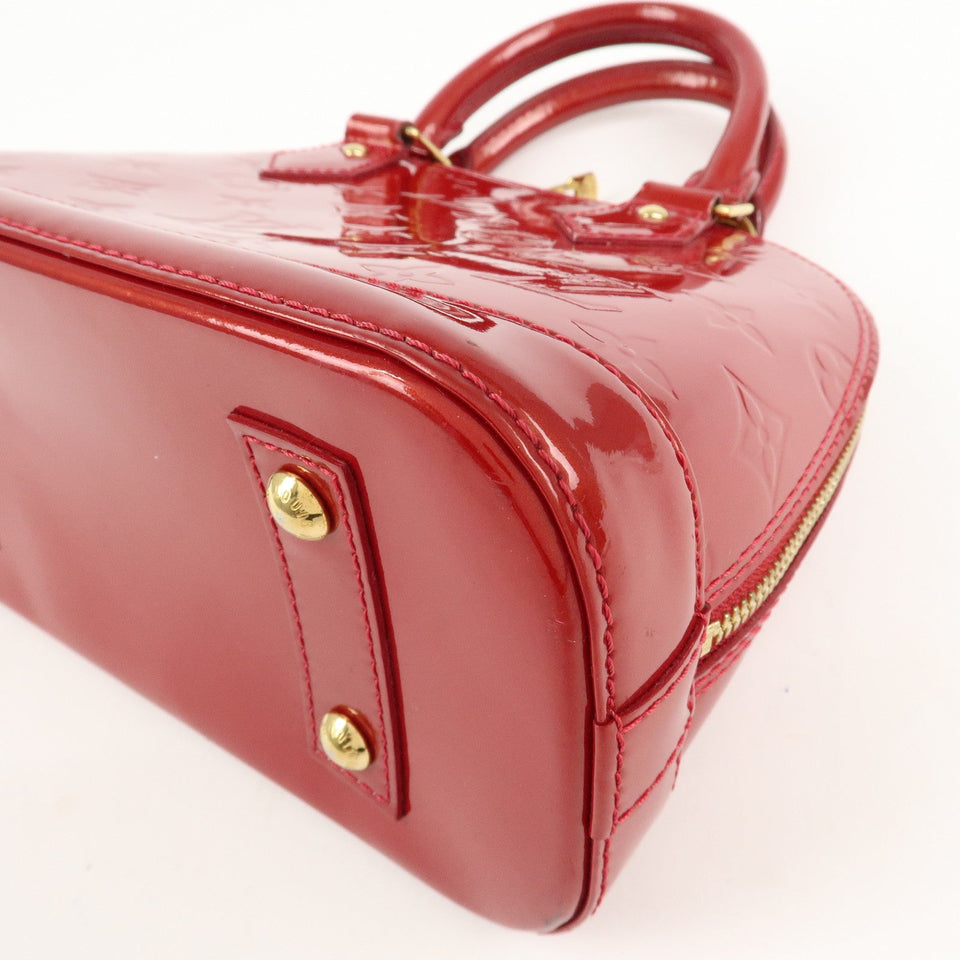 Louis Vuitton Monogram Vernis Alma BB Cerise Hand Bag M90174